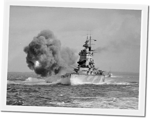 hms nelson 1 Image: Photograph of WW2 Battleship
