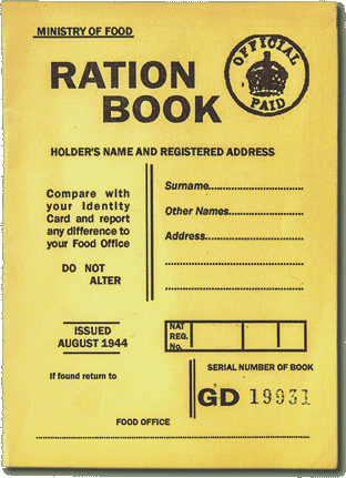 Image: WW2 Ration Book