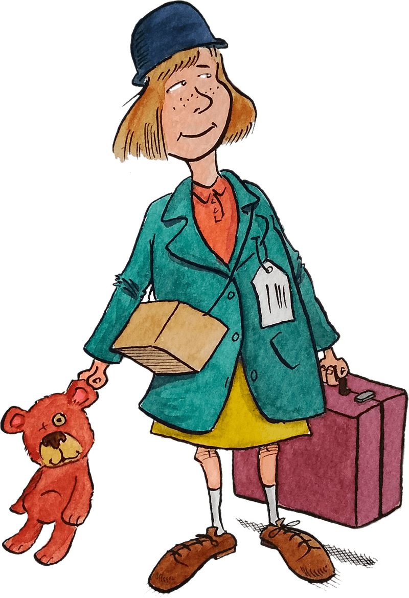 Illustration - WW2 Child evacuee